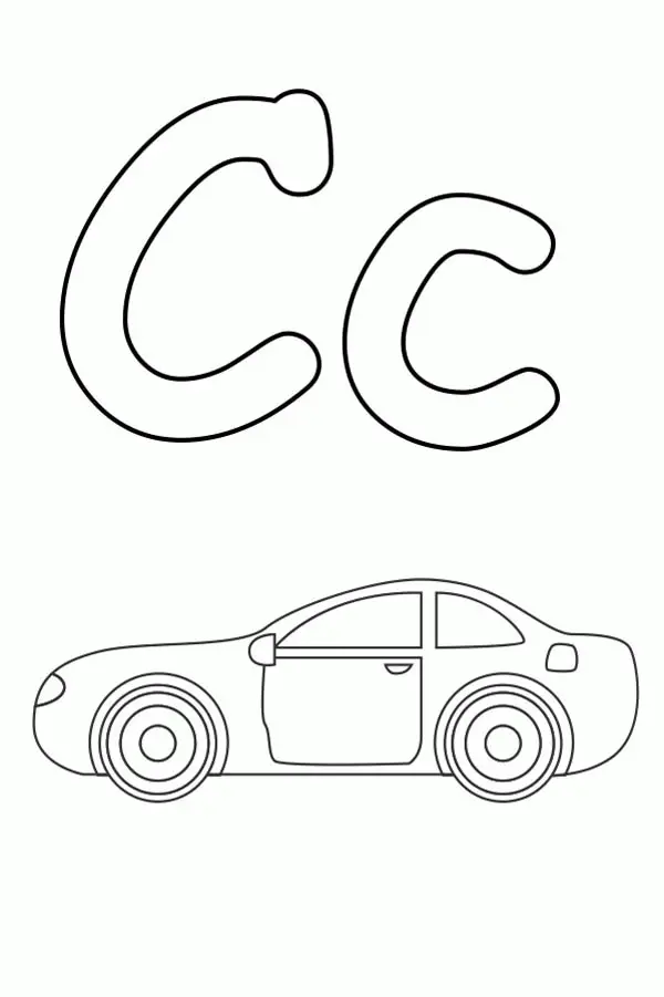Letter C Coloring Pages 6