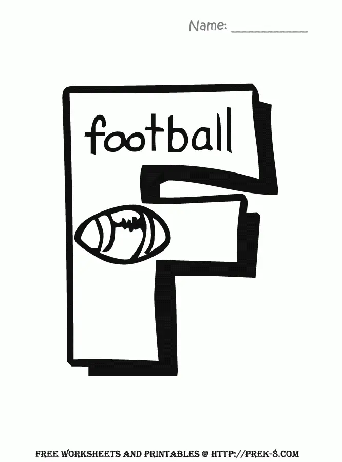 Letter F Coloring Pages 31