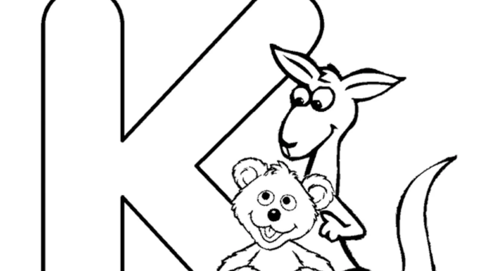Buchstabe K Ausmalbilder 56
