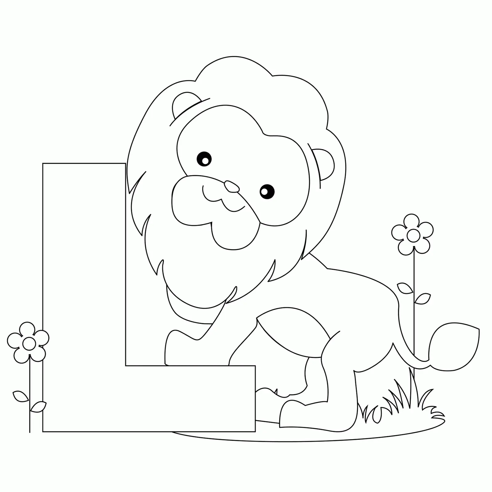La Letra L Para Colorear 31