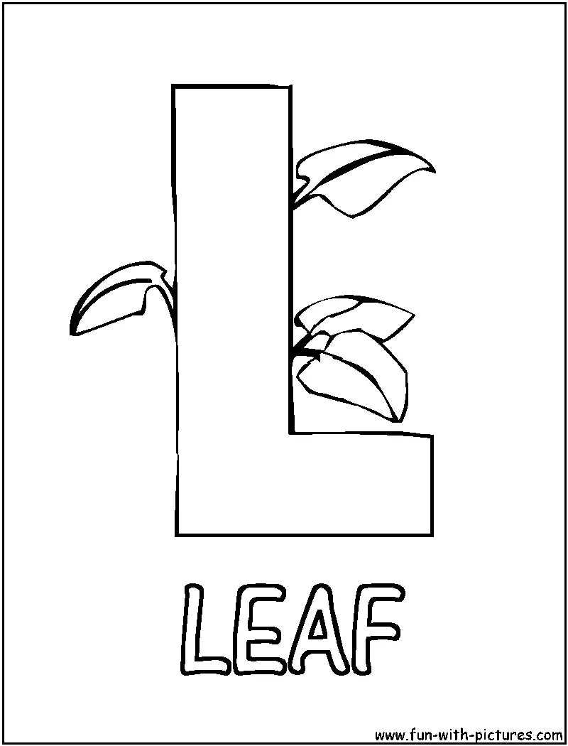 La Letra L Para Colorear 37