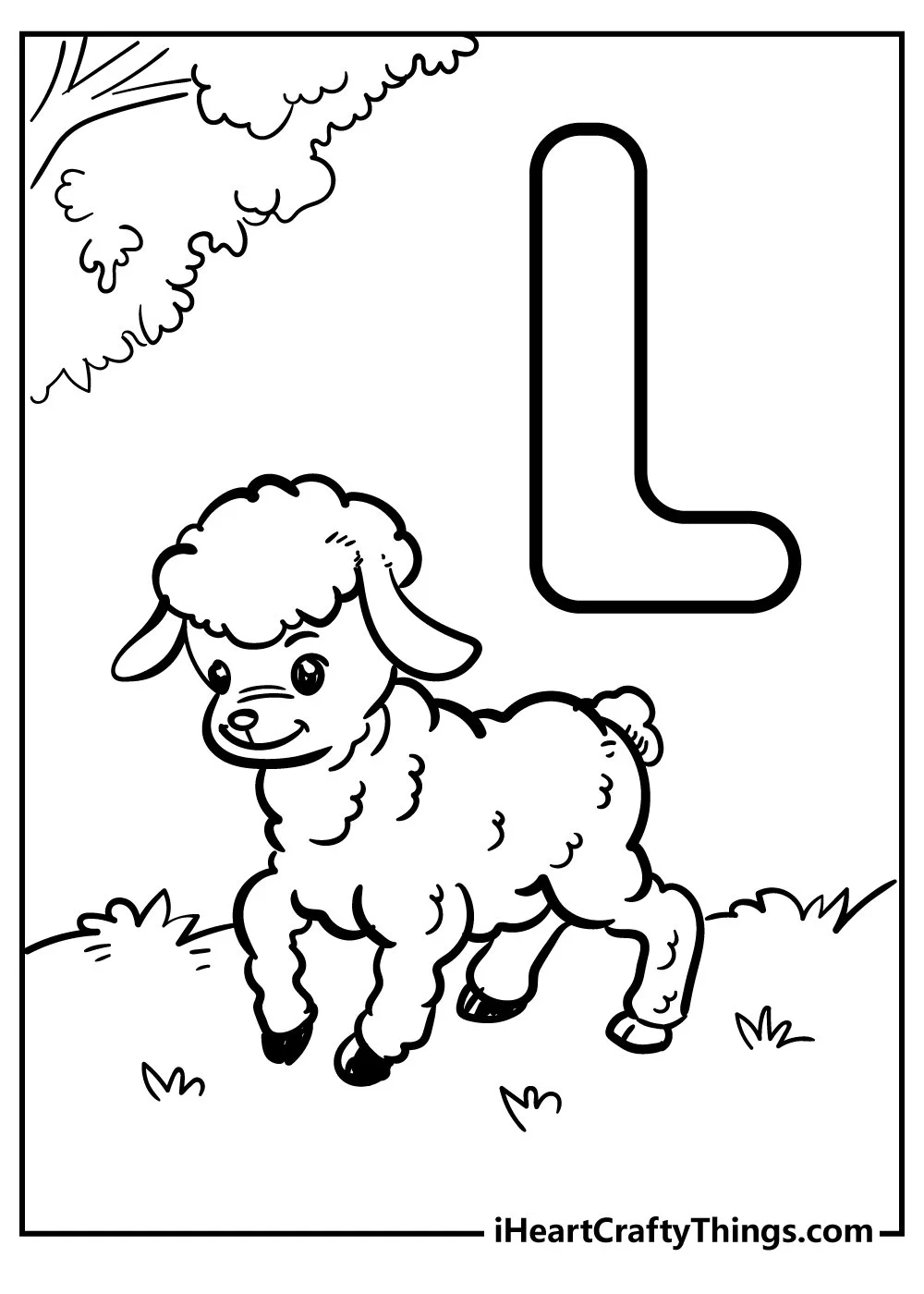 La Letra L Para Colorear 54