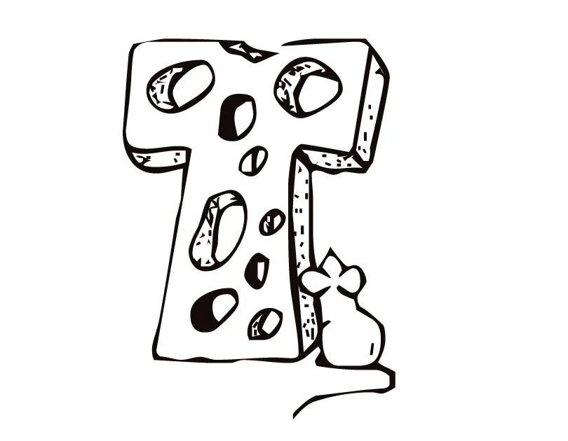 Buchstabe T Ausmalbilder 15