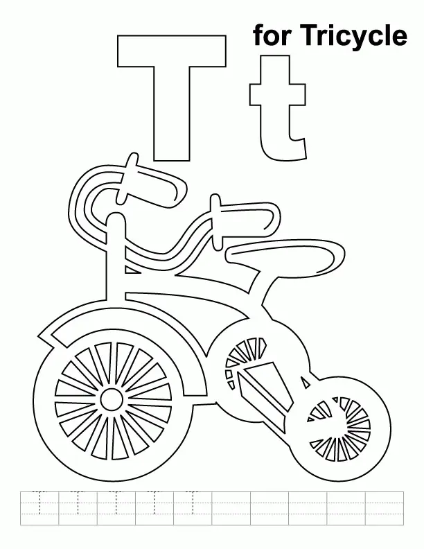 Buchstabe T Ausmalbilder 19