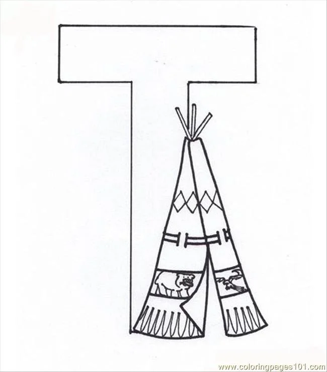 Buchstabe T Ausmalbilder 44