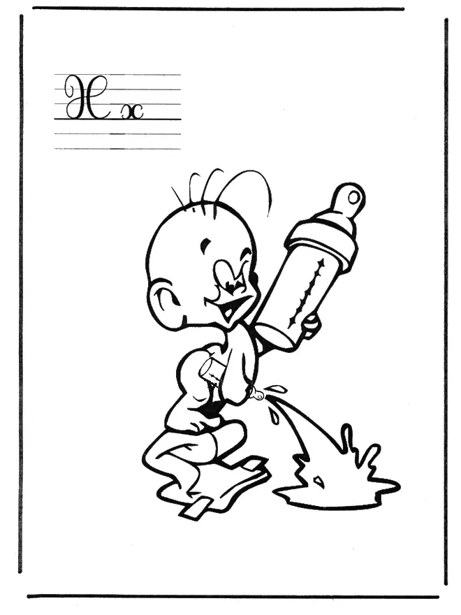 Letter X Coloring Pages 12