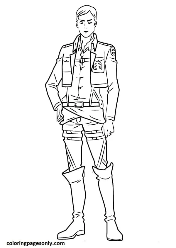 Levi Ackerman Ausmalbilder 10