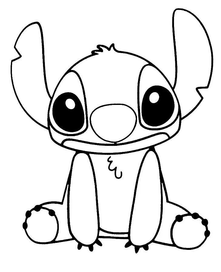 Desenhos de Lilo And Stitch Para Colorir 1