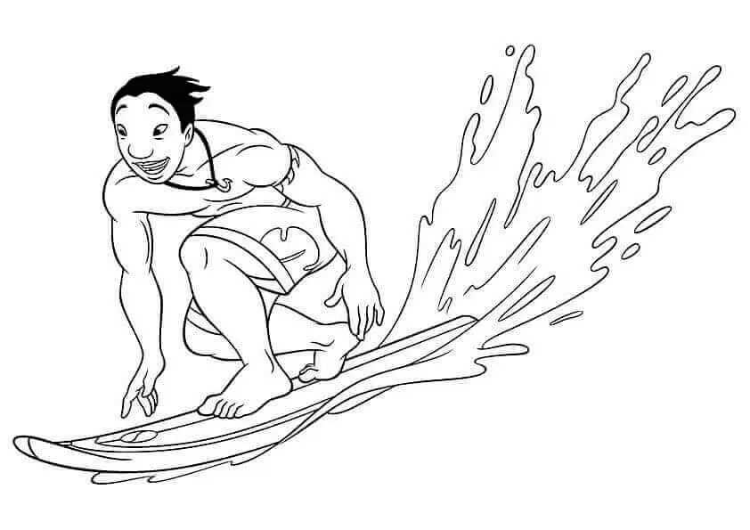 Desenhos de Lilo And Stitch Para Colorir 40