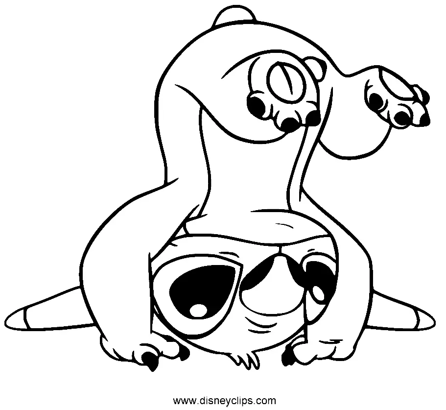 Desenhos de Lilo And Stitch Para Colorir 61
