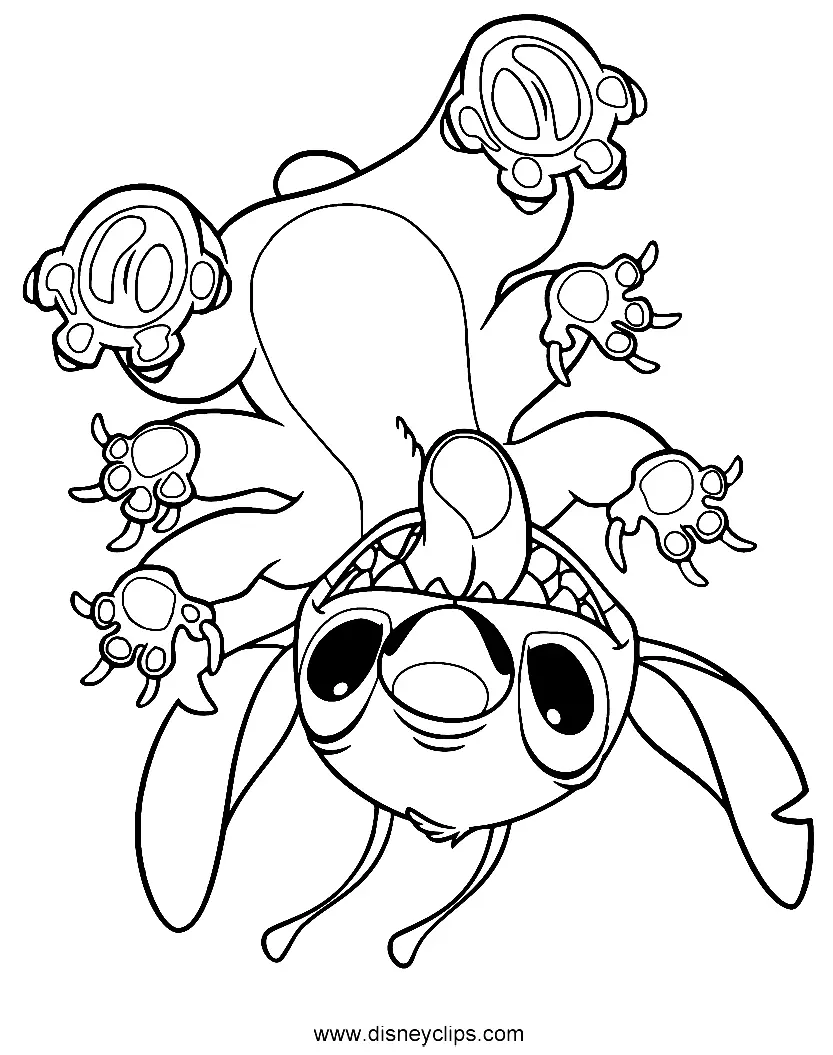 Lilo and Stitch Coloring Pages 69
