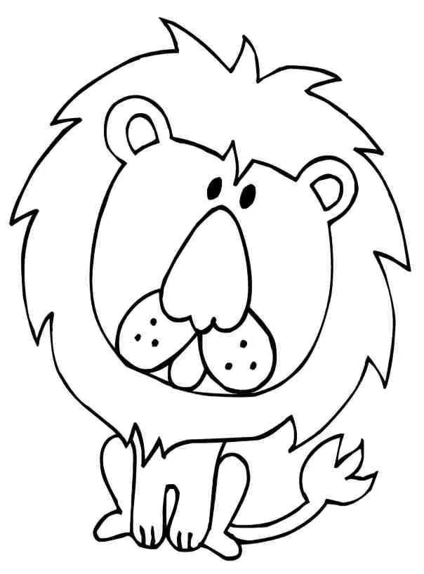 Desenhos de Lion Para Colorir 101