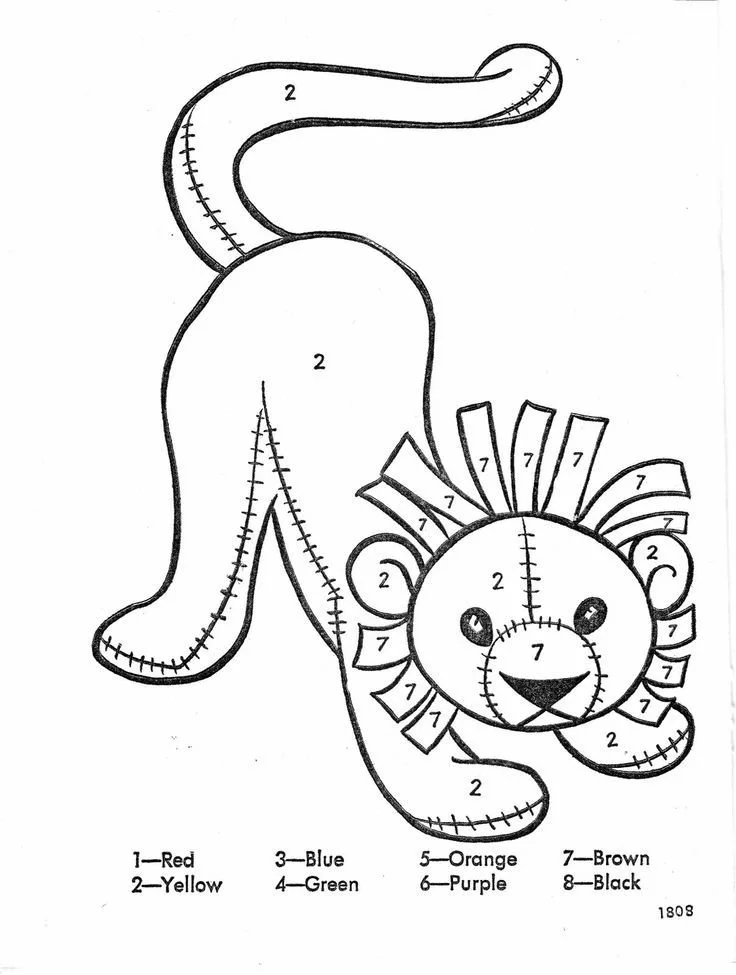 Lion Coloring Pages 107