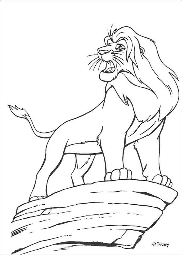 Lion Coloring Pages 115