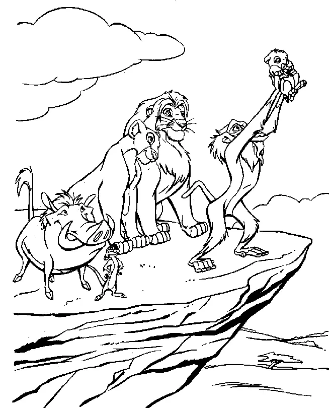 Lion Coloring Pages 118