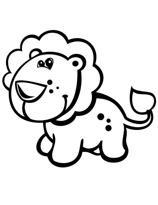 Desenhos de Lion Para Colorir 132