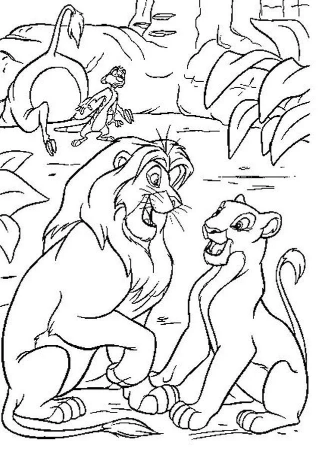 Lion Coloring Pages 139