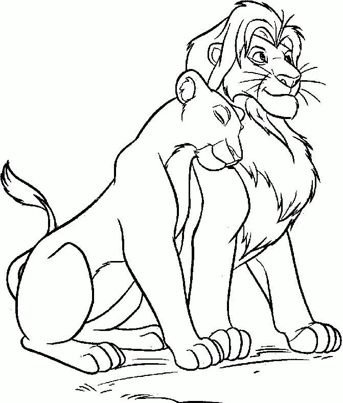 Desenhos de Lion Para Colorir 146