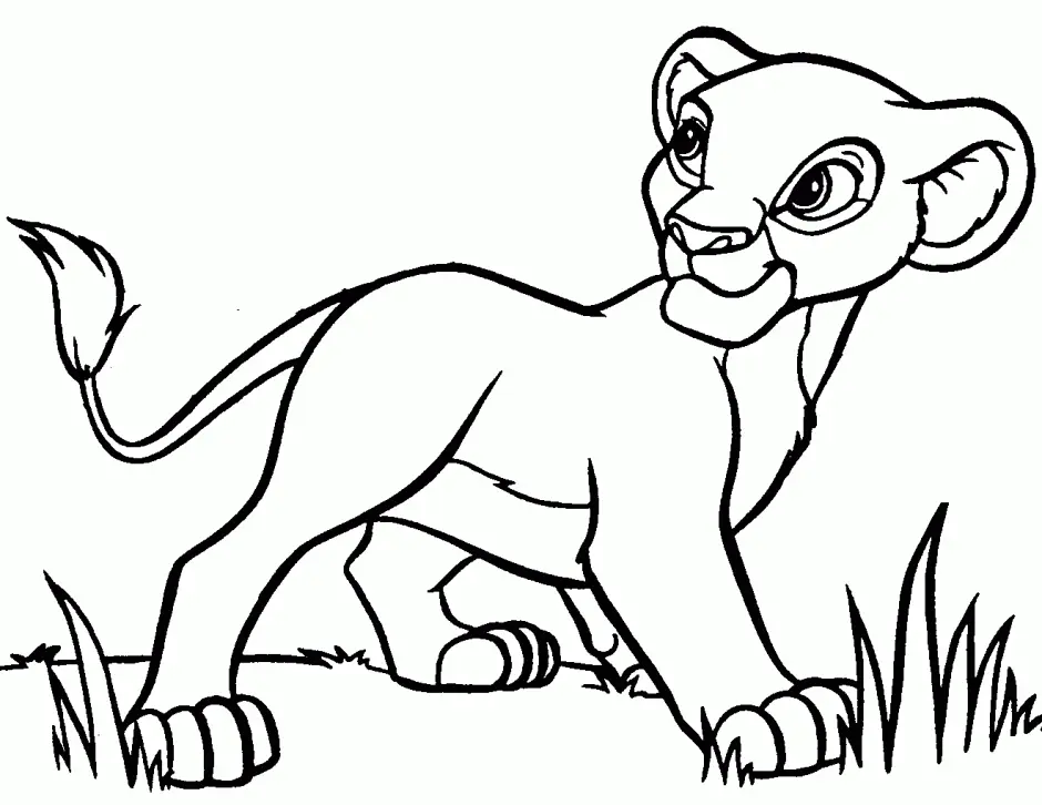 Desenhos de Lion Para Colorir 50