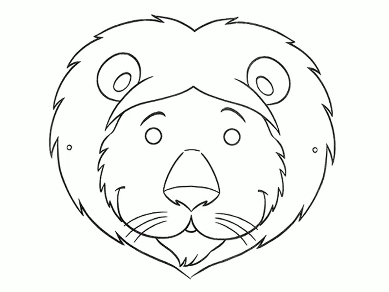Lion Coloring Pages 77
