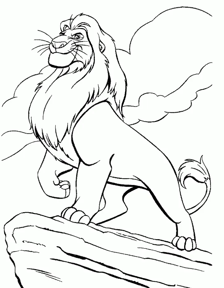 Lion Coloring Pages 81