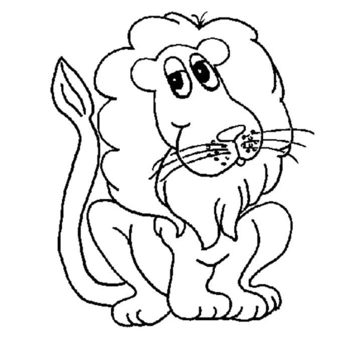 Desenhos de Lion Para Colorir 82
