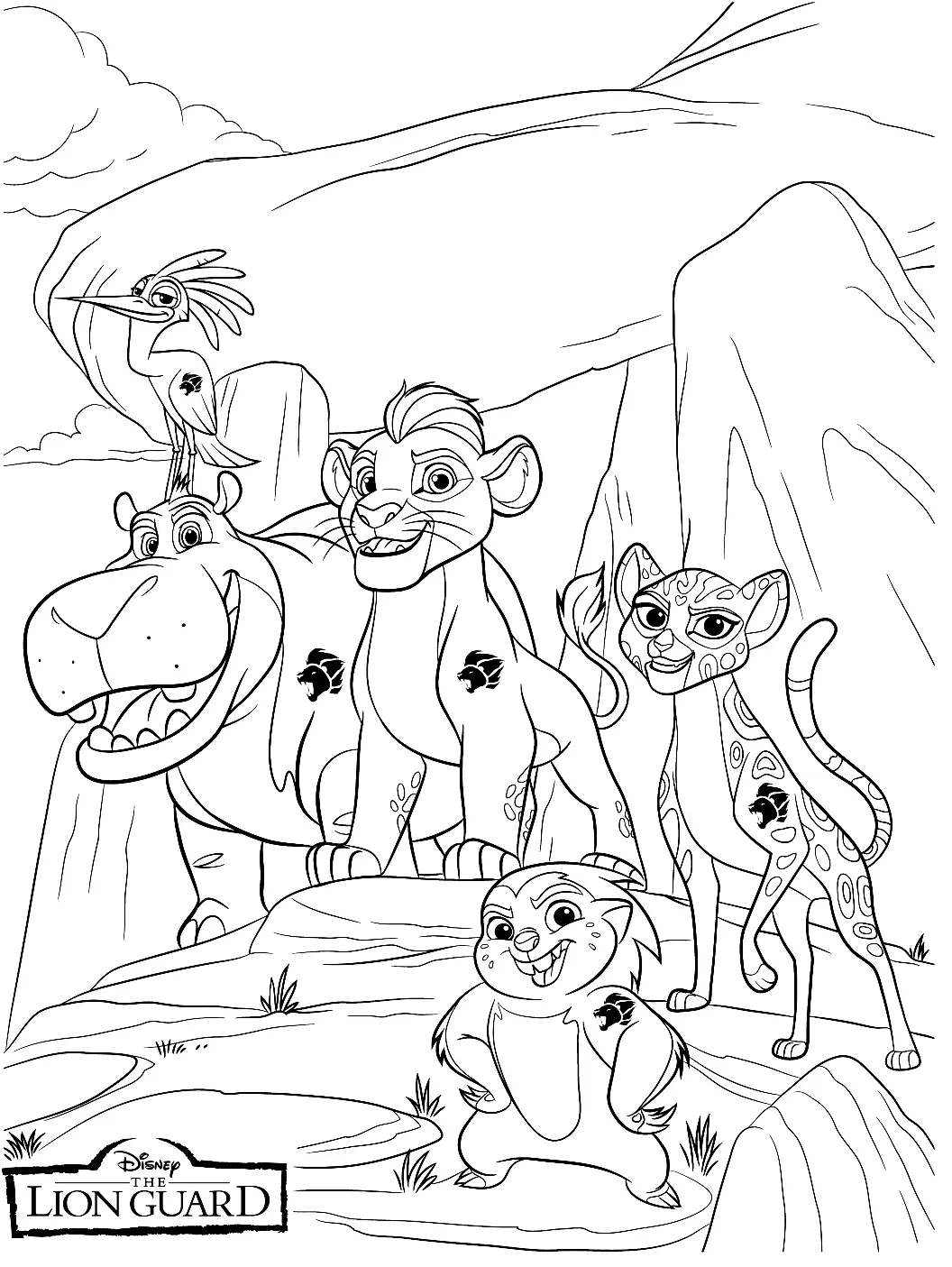Lion Guard Coloring Pages 17