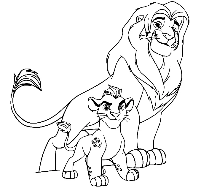 Lion Guard Coloring Pages 2