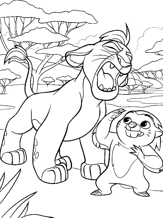 Lion Guard Coloring Pages 22