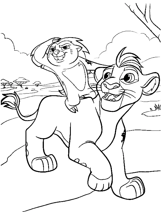 Lion Guard Coloring Pages 35