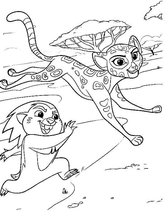 Lion Guard Coloring Pages 50