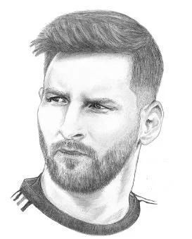 Lionel Messi Coloring Pages 1