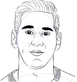 Lionel Messi Coloring Pages 15
