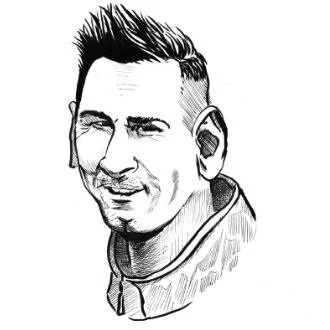 Lionel Messi Coloring Pages 16