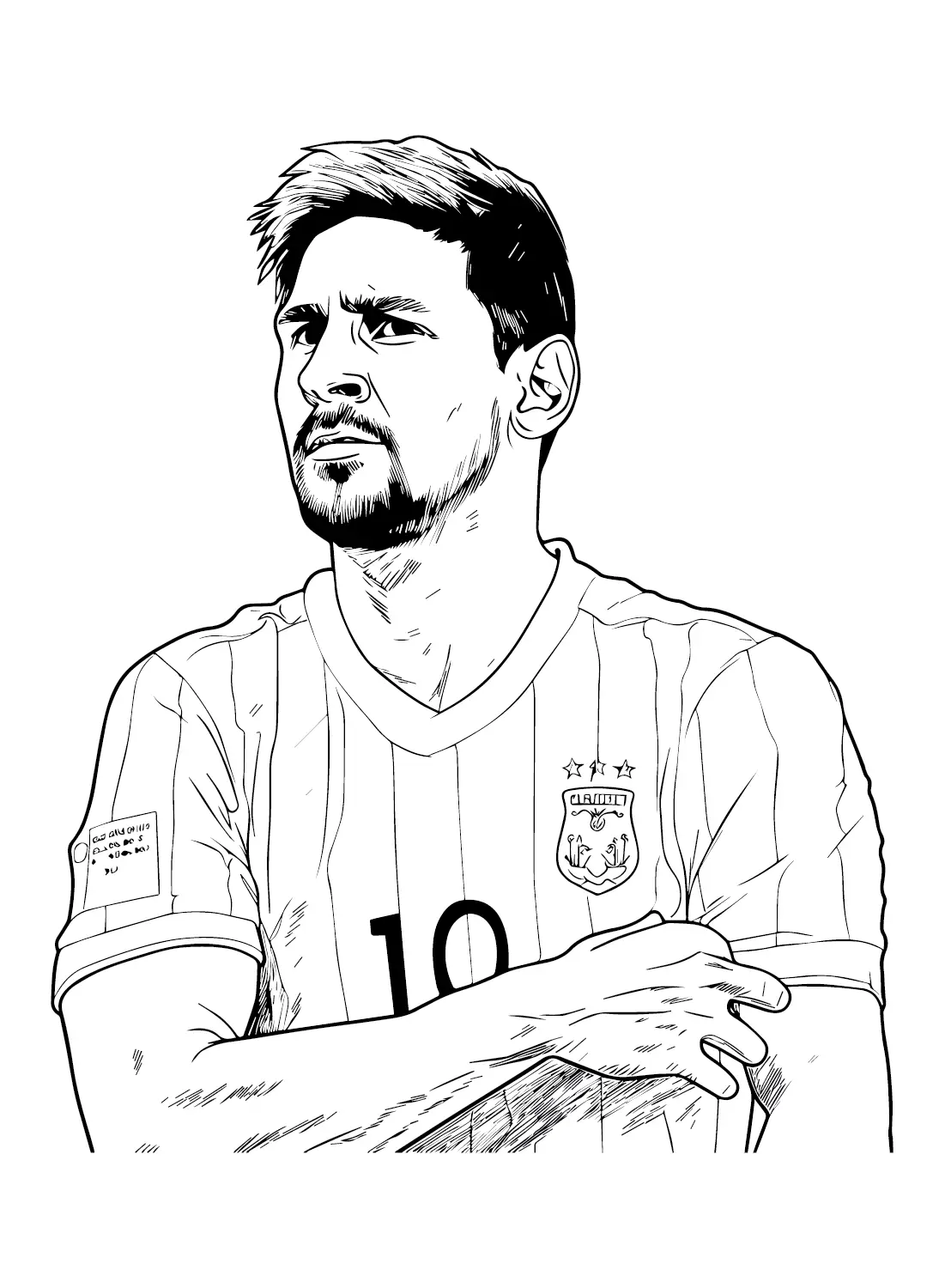 Lionel Messi Coloring Pages 25