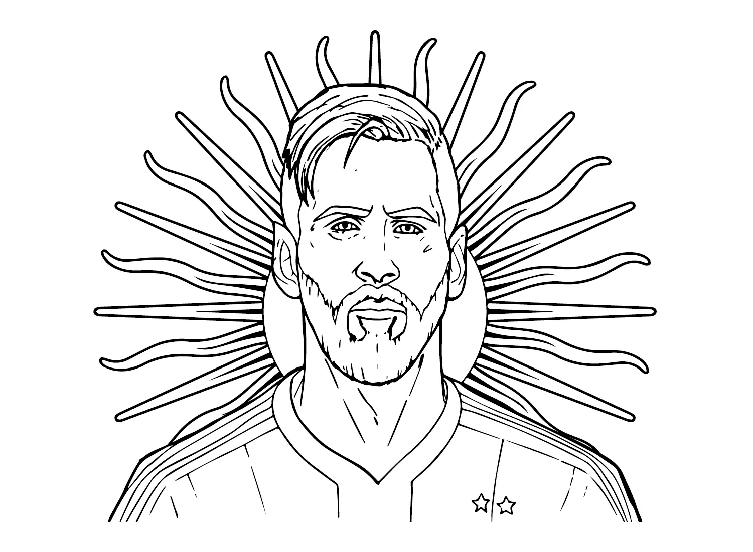 Lionel Messi Coloring Pages 27