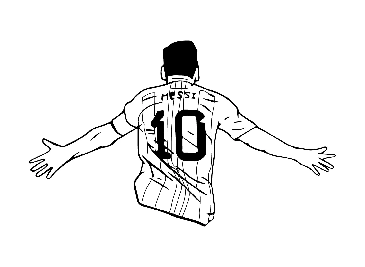 Lionel Messi Coloring Pages 31