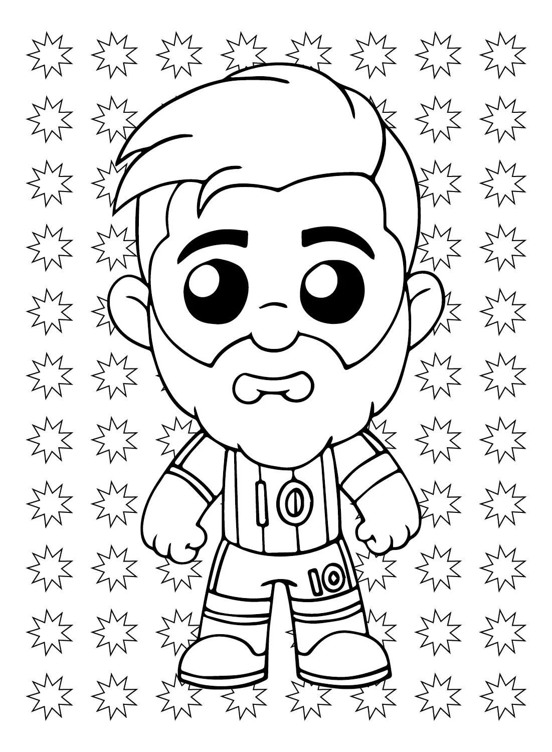 Lionel Messi Coloring Pages 39
