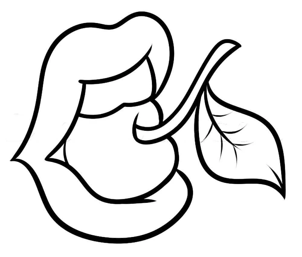 Lippen Ausmalbilder 14