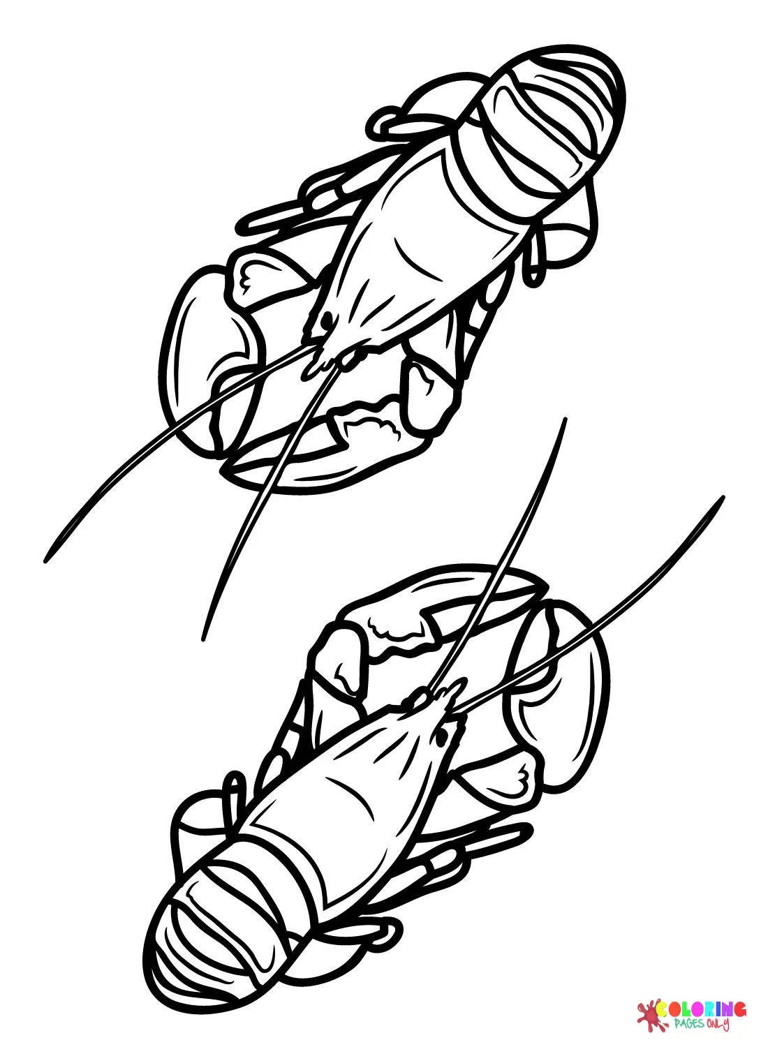 Desenhos de Lagosta Para Colorir 6