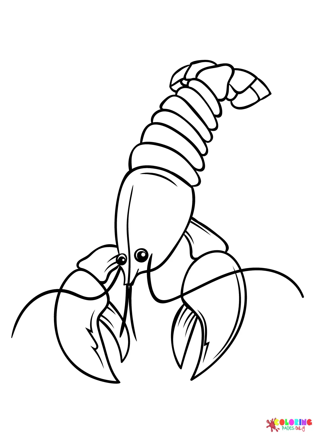 Desenhos de Lagosta Para Colorir 9