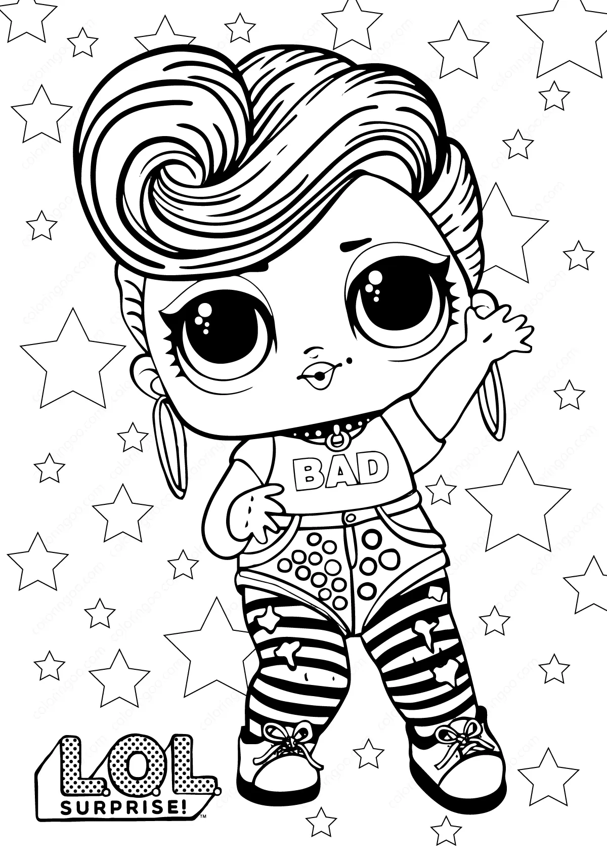 Lol Surprise Para Colorear 4