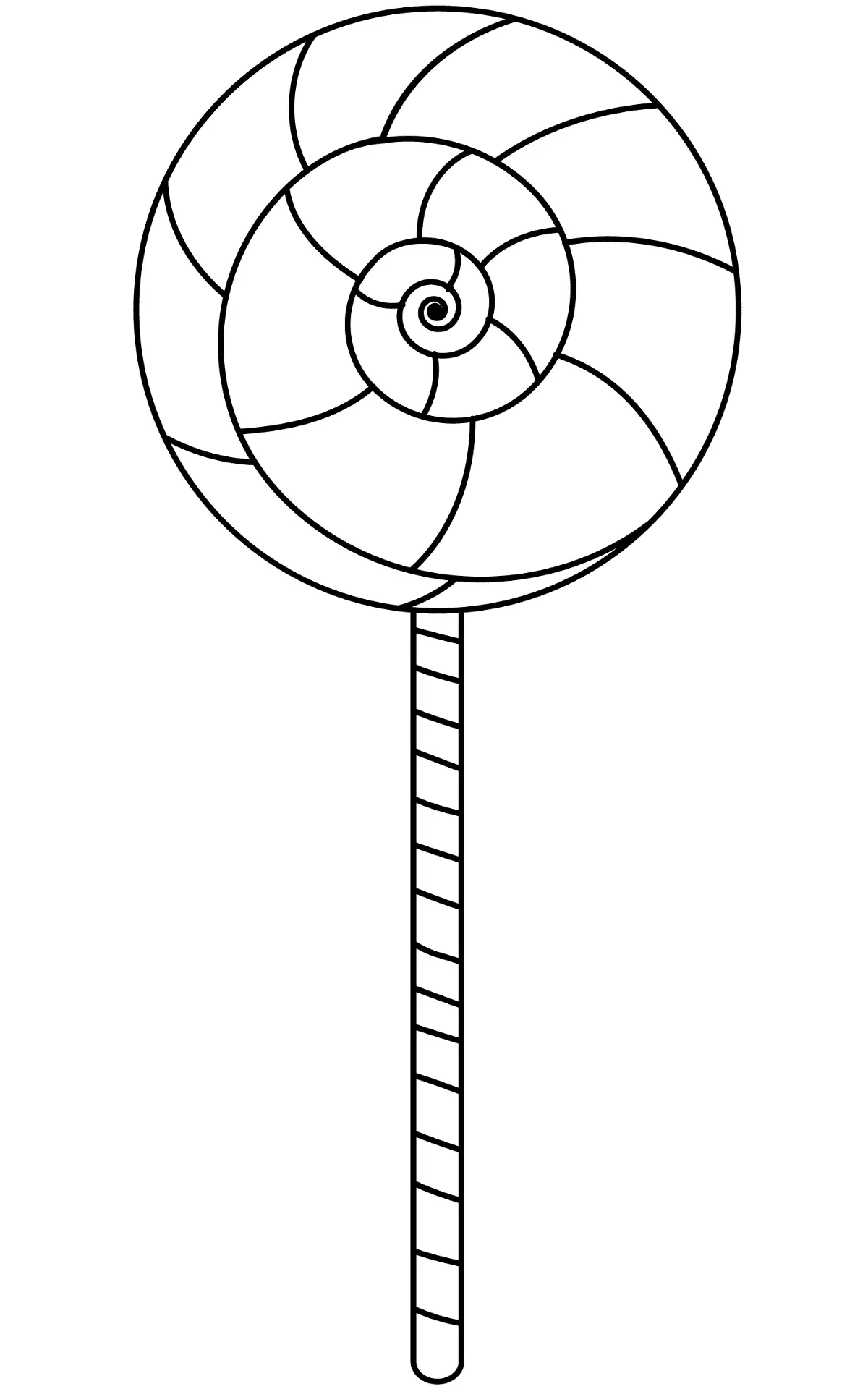Lollipop Coloring Pages 1