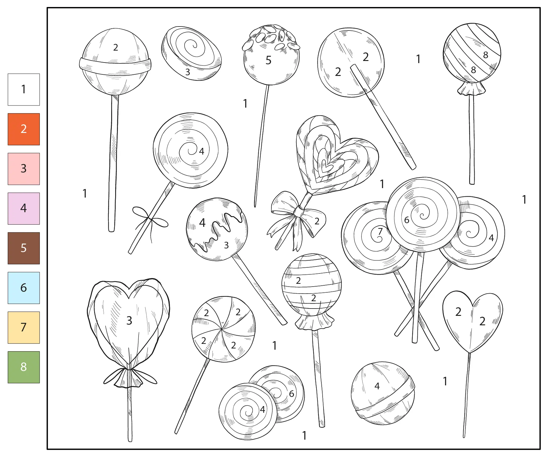 Lollipop Coloring Pages 35