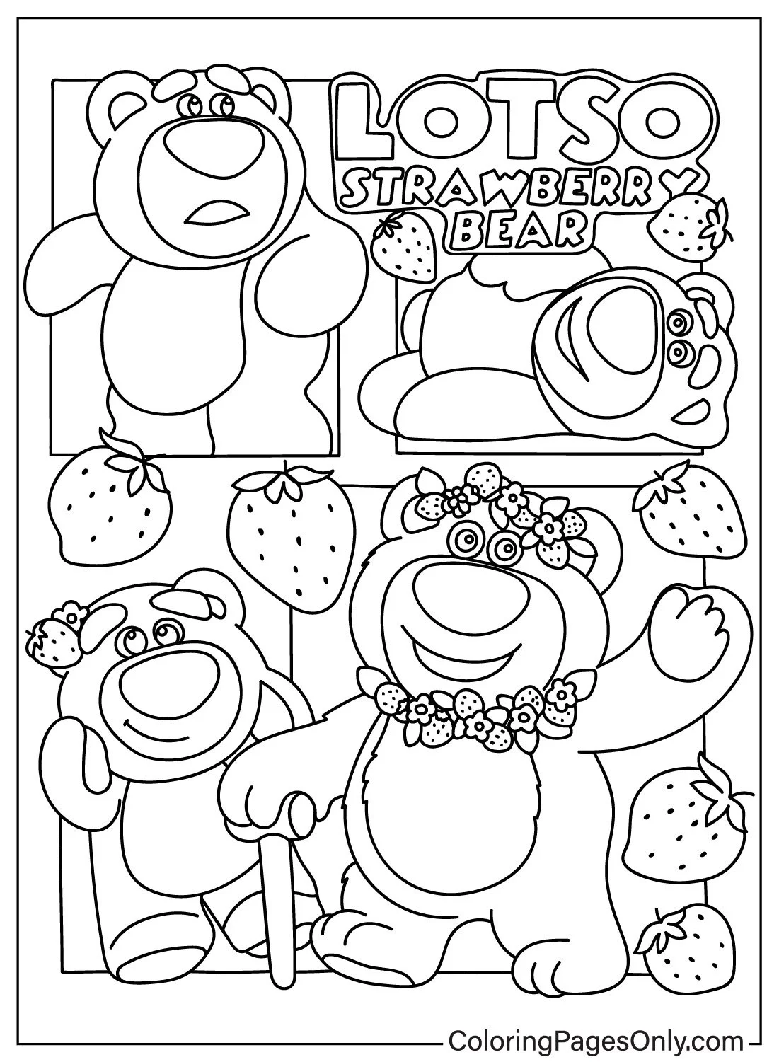Lotso Coloring Pages 2