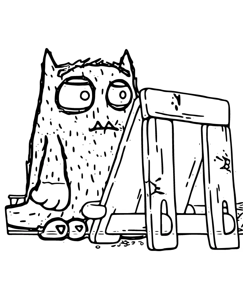 Love Monster Coloring Pages 15