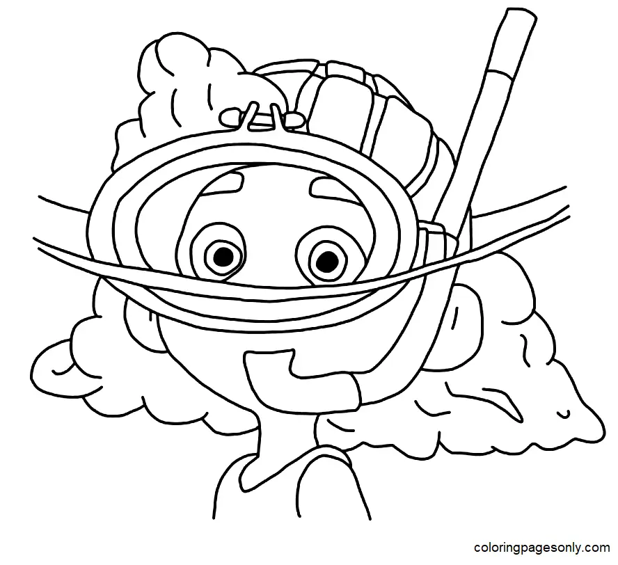 Luca Coloring Pages 104