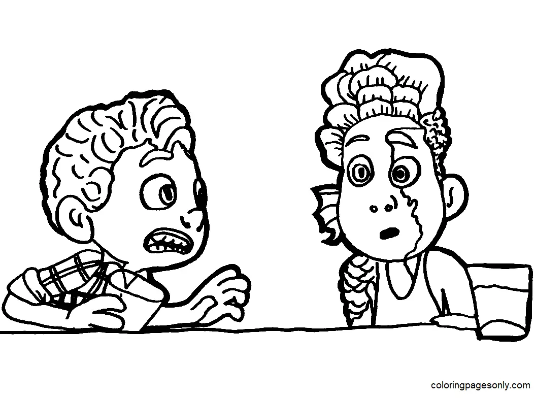 Luca Coloring Pages 108