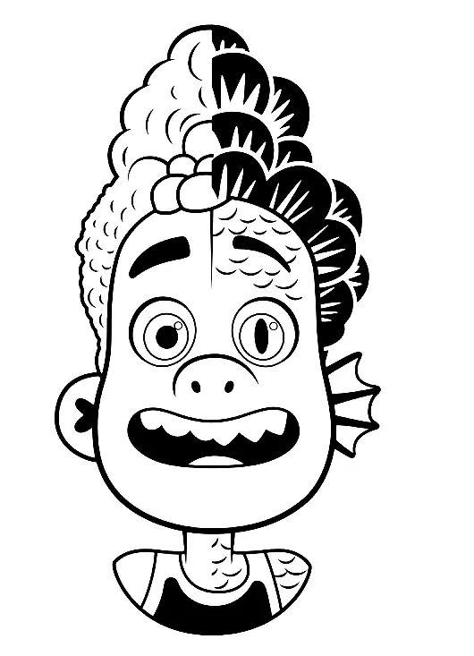 Desenhos de Luca Para Colorir 113