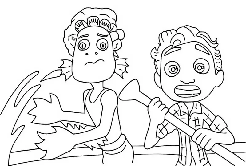 Desenhos de Luca Para Colorir 119